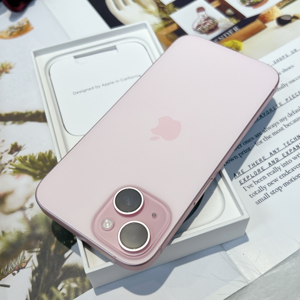 (佳里)二手 iPhone 15 128G 粉色 (原2024.12.07) #20522