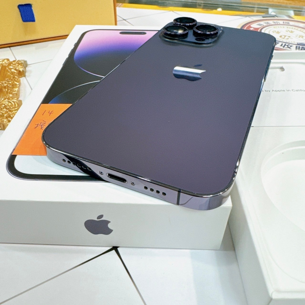 二手 iPhone 14 Pro max  256G 紫色 (已過保)#38456