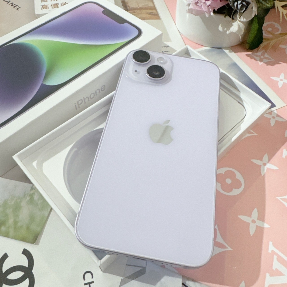 (善化)二手 iPhone 14 128G 紫色 (已過保) #22064