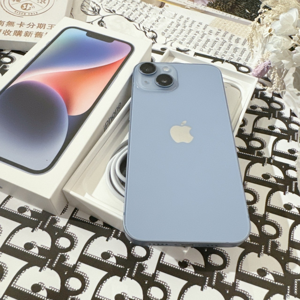 （善化）二手 iPhone 14 256G 藍色 (已過保)#22840