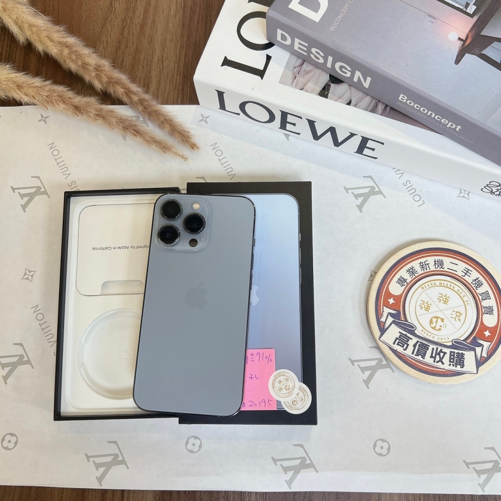(鹽行) 二手 iPhone 13 pro 128G 藍 (已過保) #20195