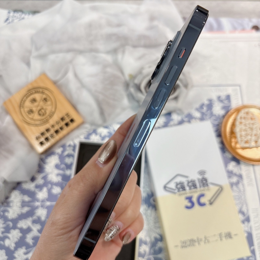 「店保90天」二手iPhone 13 Pro Max 128G 藍色 美版 (已過保) #11291