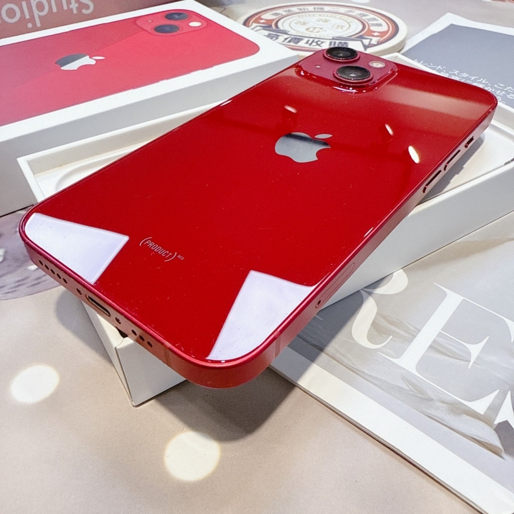 「365天保固」二手iPhone 13 128G  紅色 (已過保) #24765