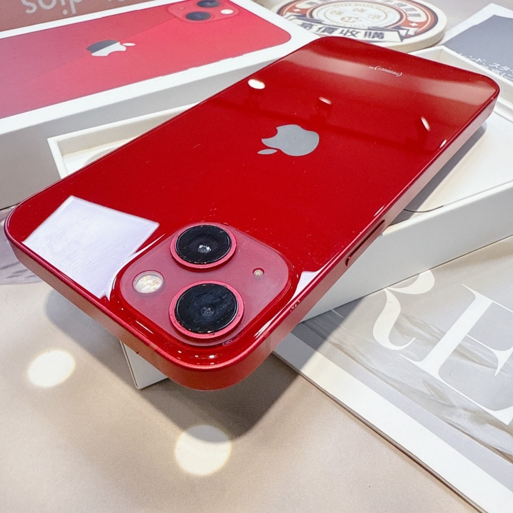 「365天保固」二手iPhone 13 128G  紅色 (已過保) #24765
