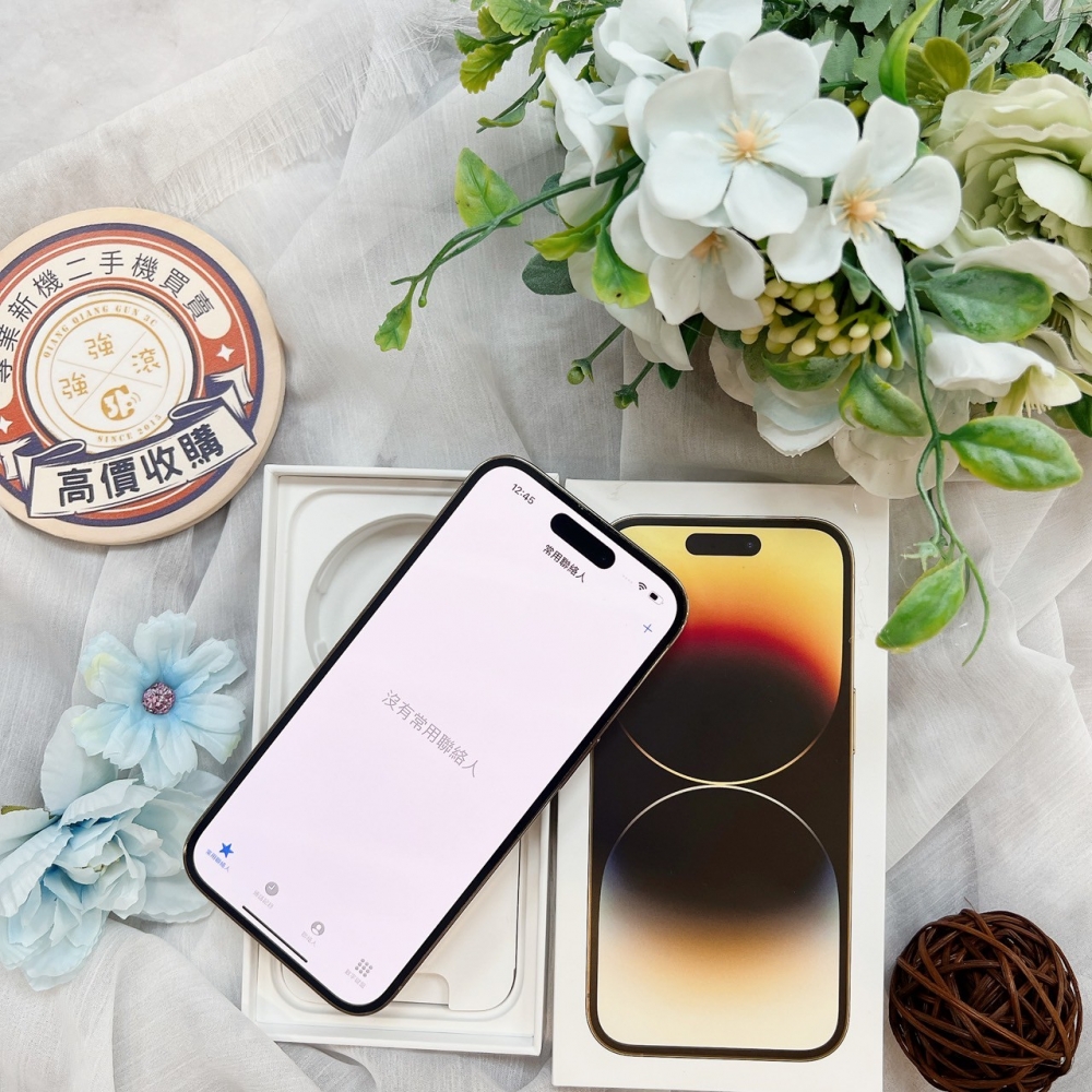 二手14Pro 128G 金色*49077（店保365天）