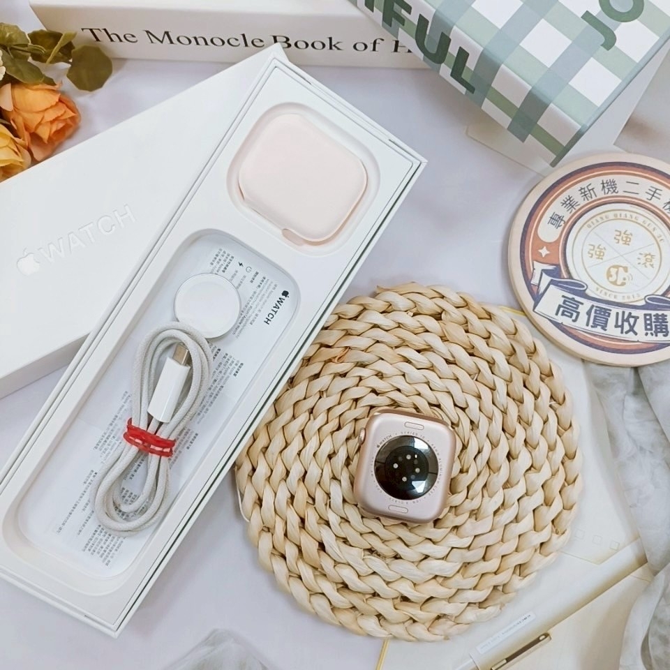 歸仁-二手Apple Watch10-46mm 玫瑰金*FH6RR（原廠保內）