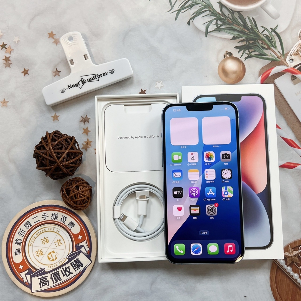 二手 iPhone 14Plus 128G 藍*39396（店保365天）