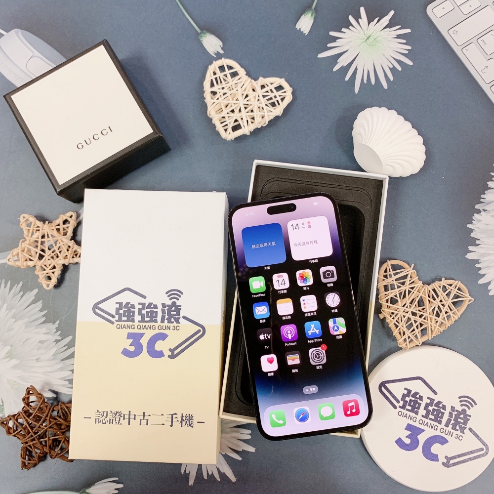 二手 iPhone14ProMax 128G 黑（獨家保固365天）#70309