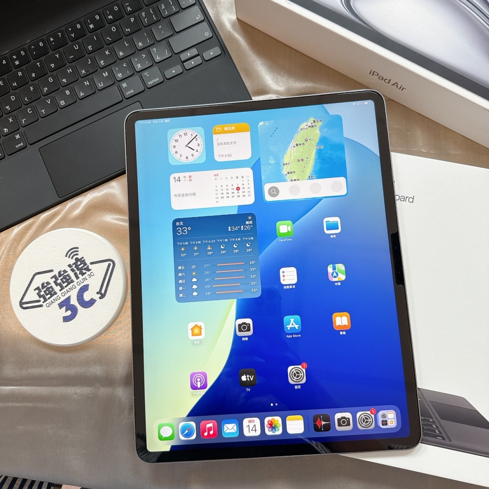 鹽行-二手 iPad air 6-128g 13吋 灰  #YXFKF（店保30天）