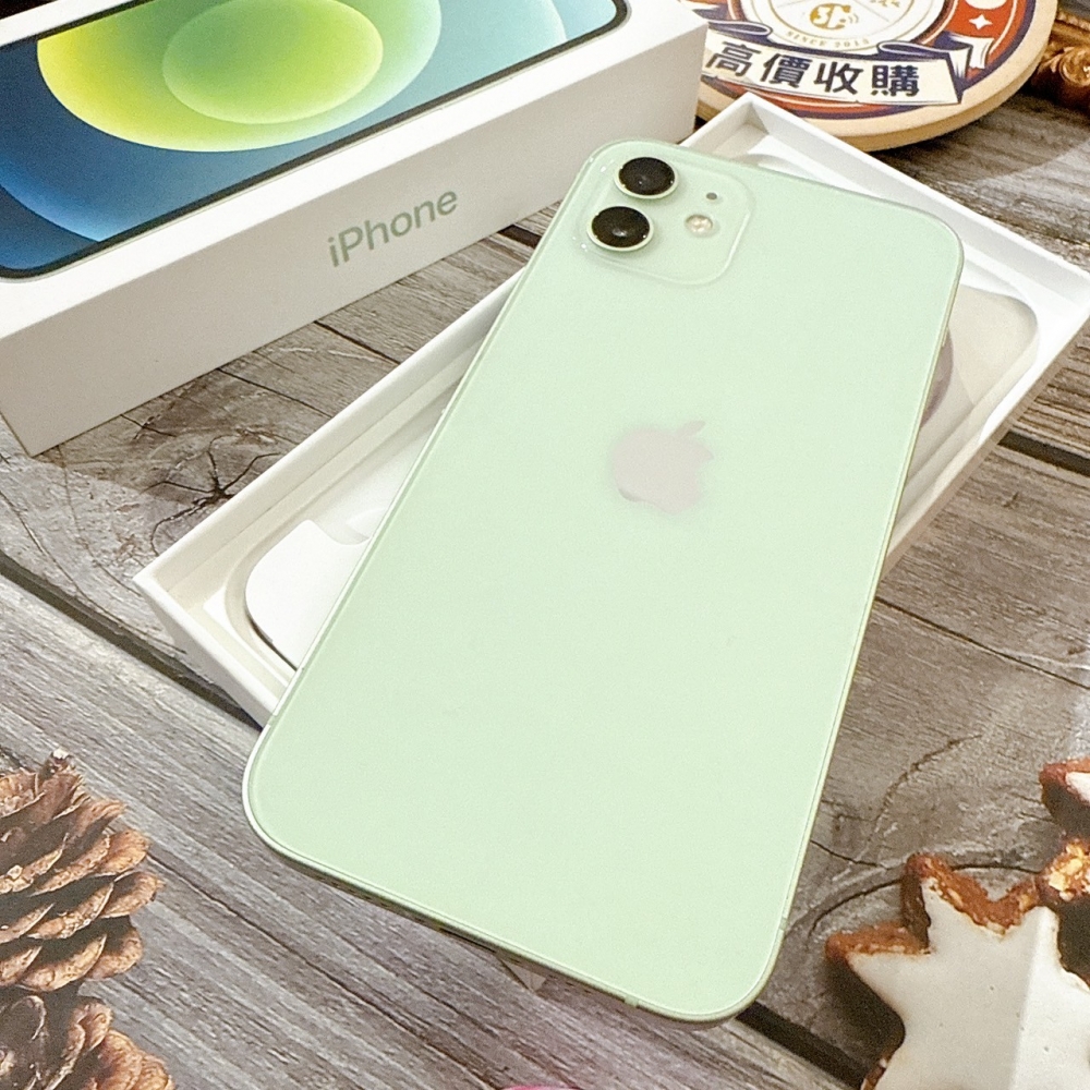 善化- 二手 iPhone12 128g 綠 #68989（店保90天）
