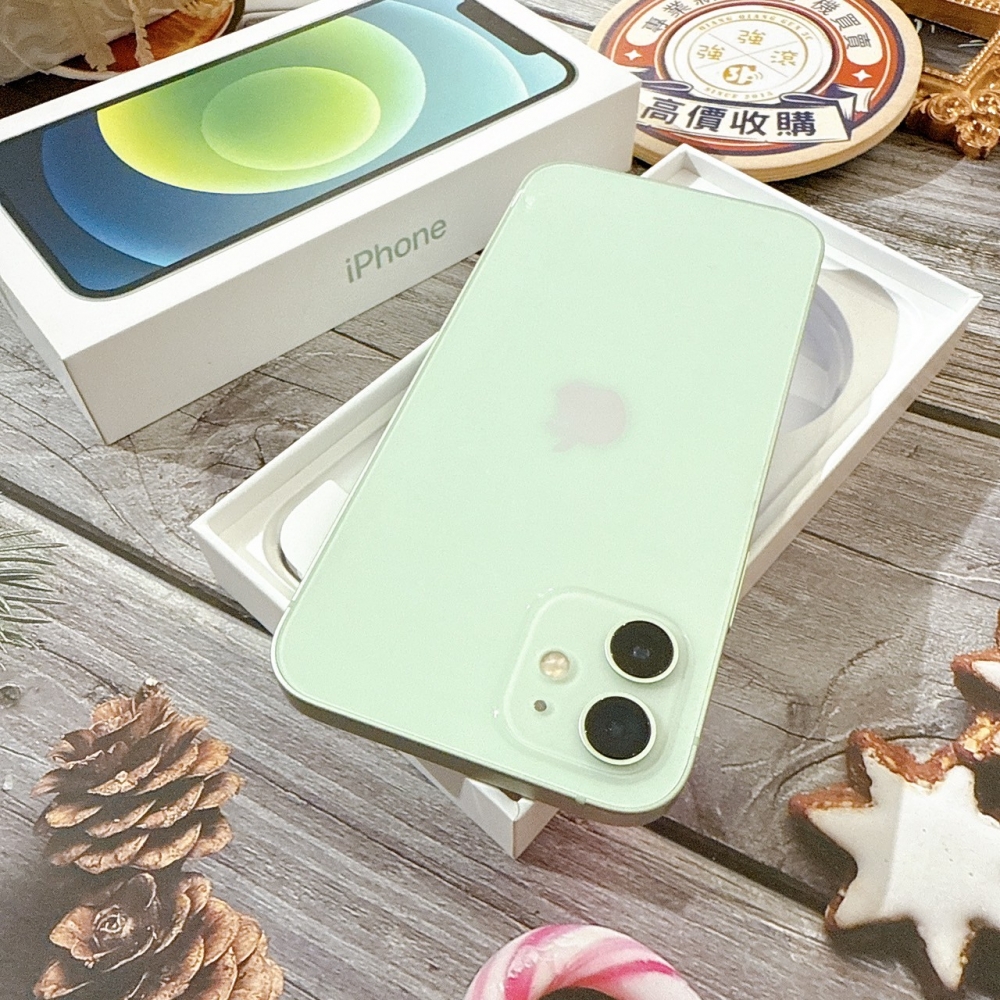 善化- 二手 iPhone12 128g 綠 #68989（店保90天）