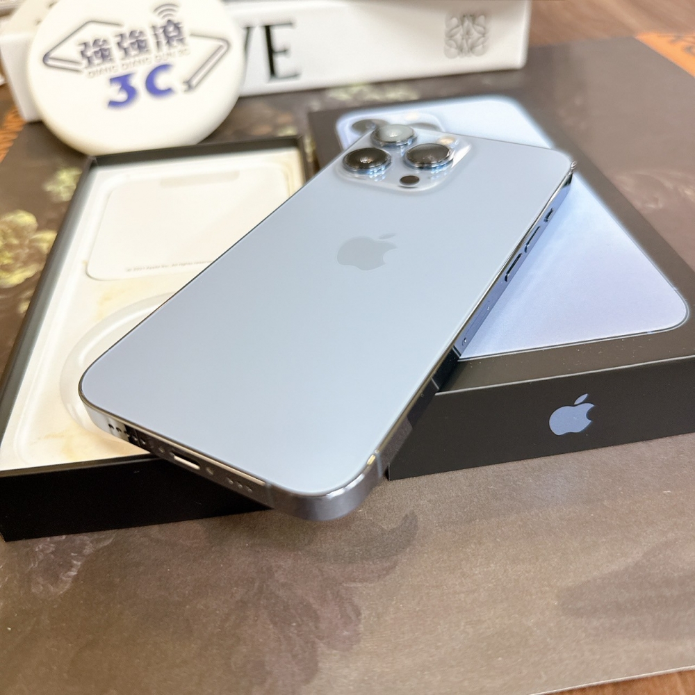 鹽行-二手 iPhone13Pro128G 藍 *52855（獨家保固365天）