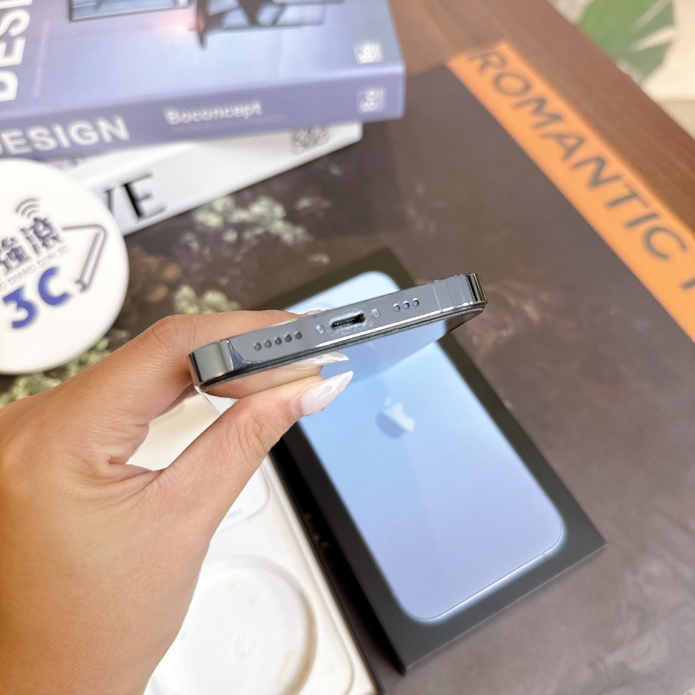 鹽行-二手 iPhone13Pro128G 藍 *52855（獨家保固365天）
