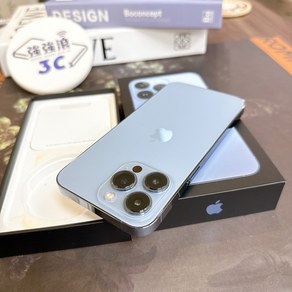 鹽行-二手 iPhone13Pro128G 藍 *52855（獨家保固365天）