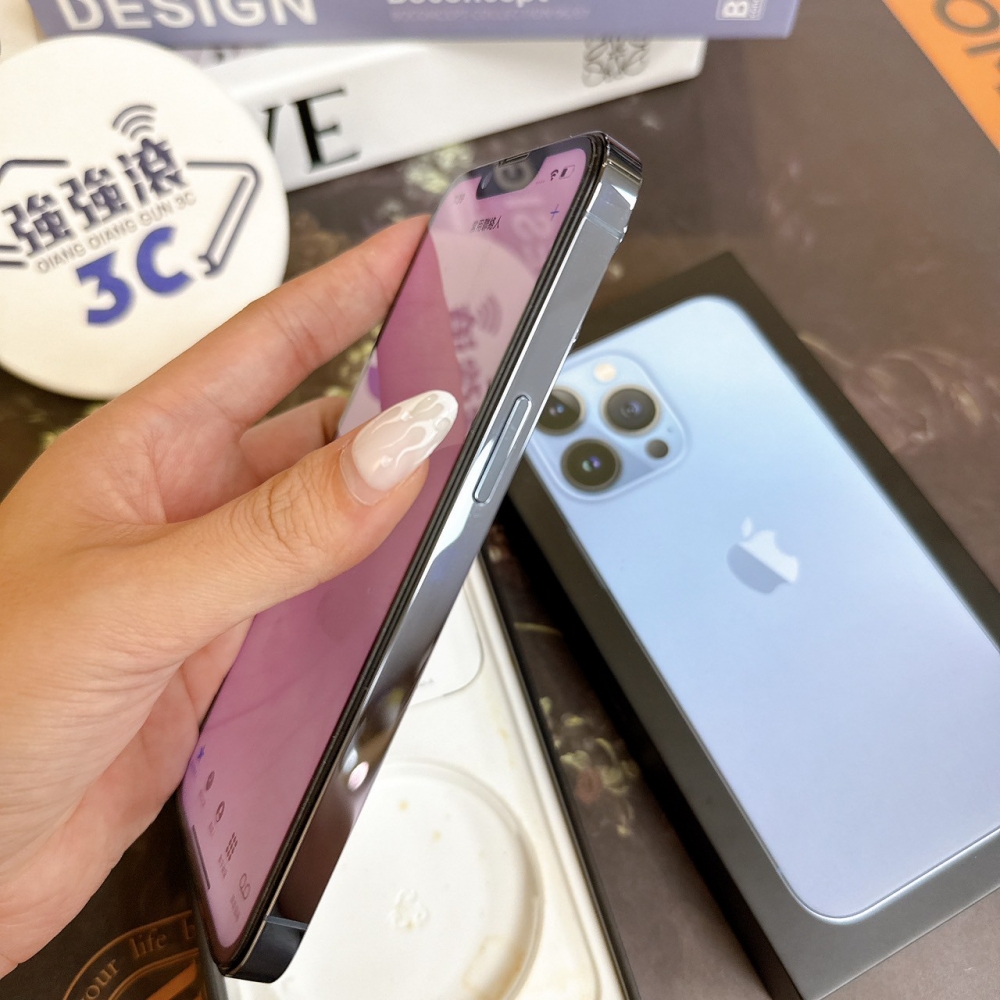 鹽行-二手 iPhone13Pro128G 藍 *52855（獨家保固365天）