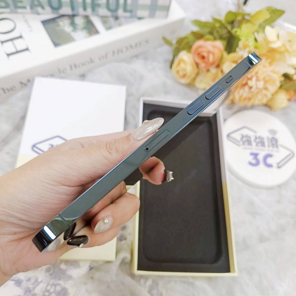 歸仁-二手 iPhone 12Promax 256GB藍色*12425（店保90天）