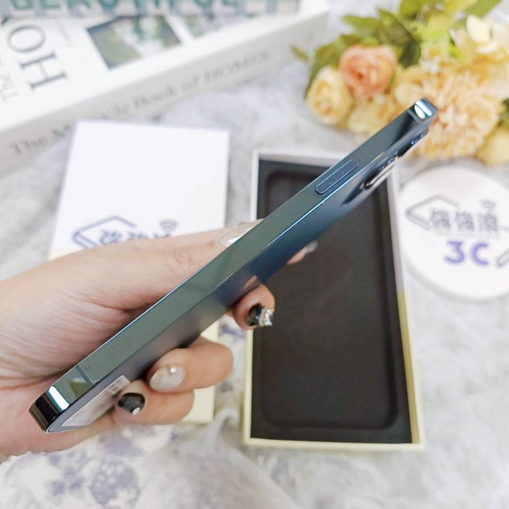 歸仁-二手 iPhone 12Promax 256GB藍色*12425（店保90天）