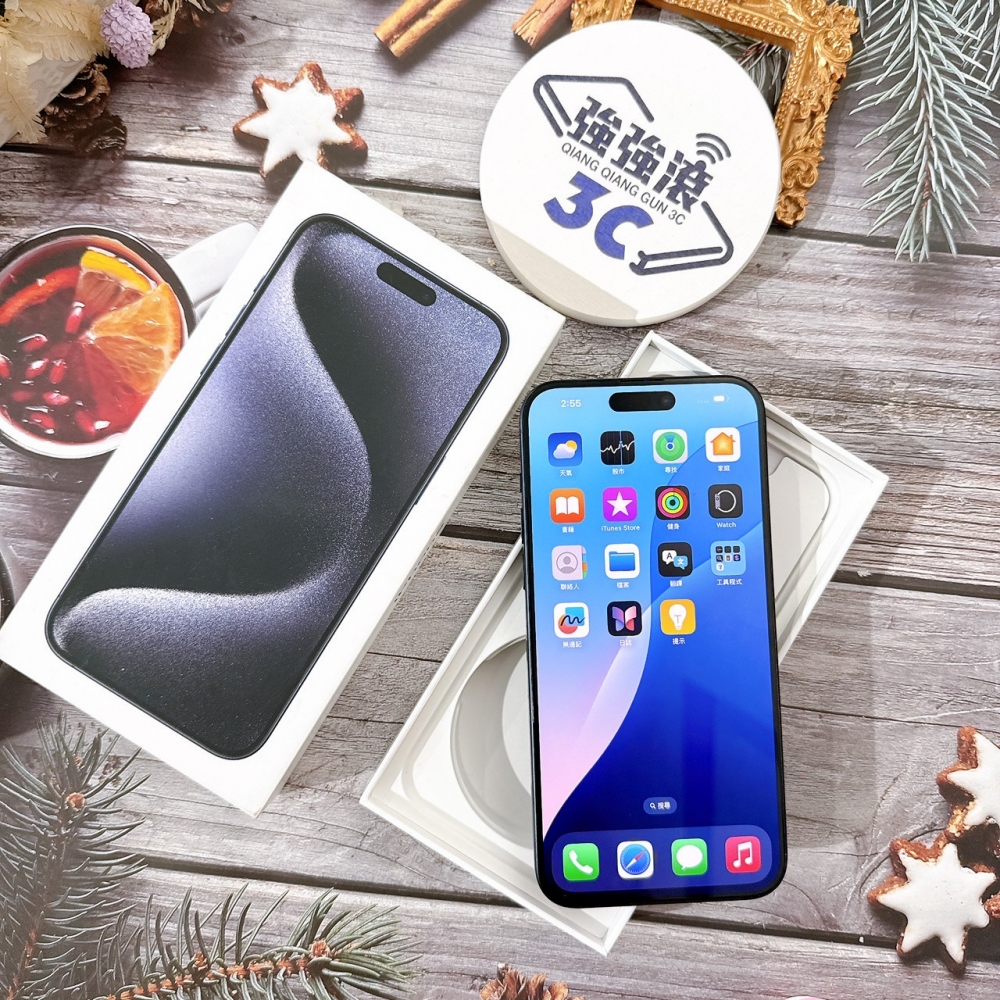 善化-二手 iPhone15Promax 256G 藍＃15665（獨家店保365天）