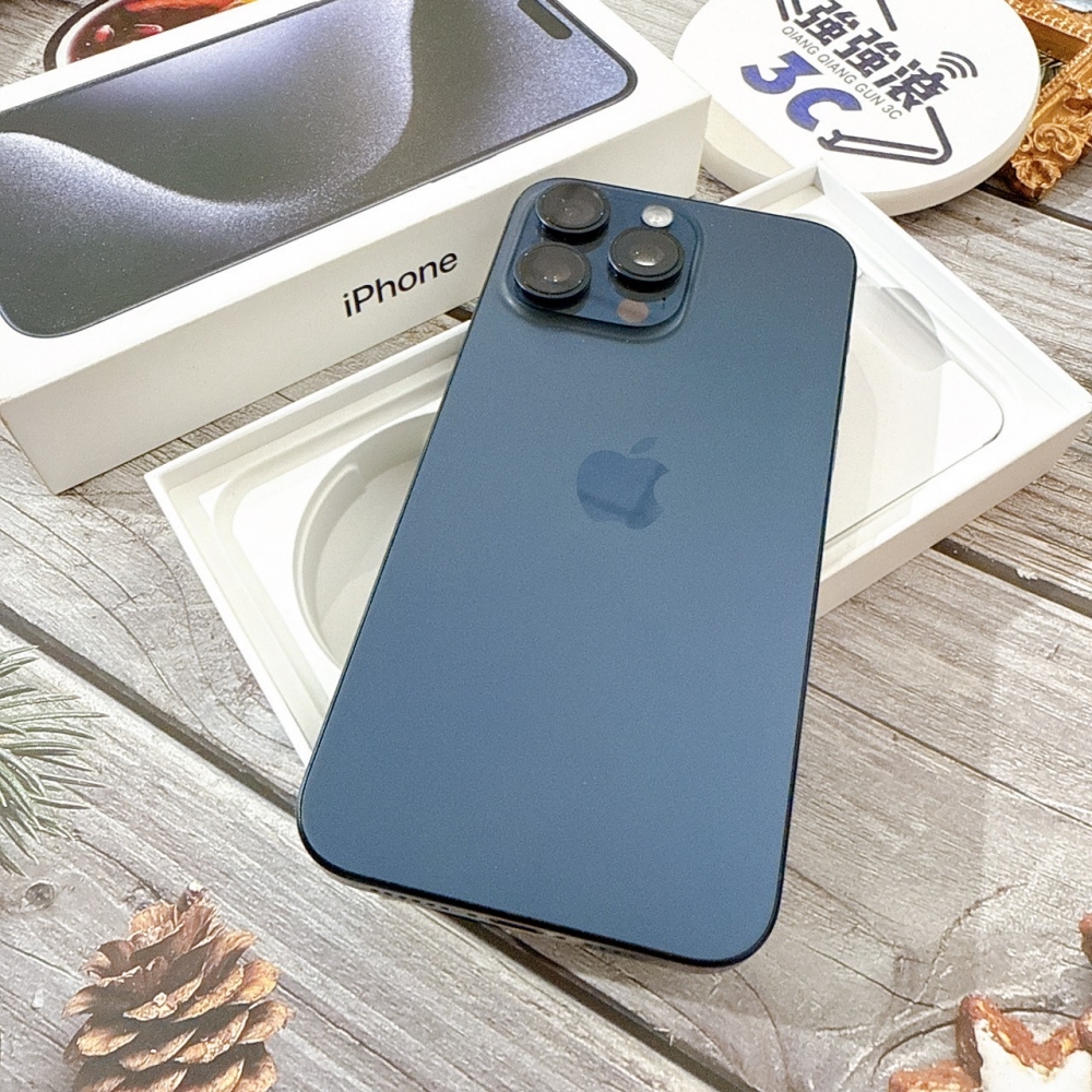 善化-二手 iPhone15Promax 256G 藍＃15665（獨家店保365天）