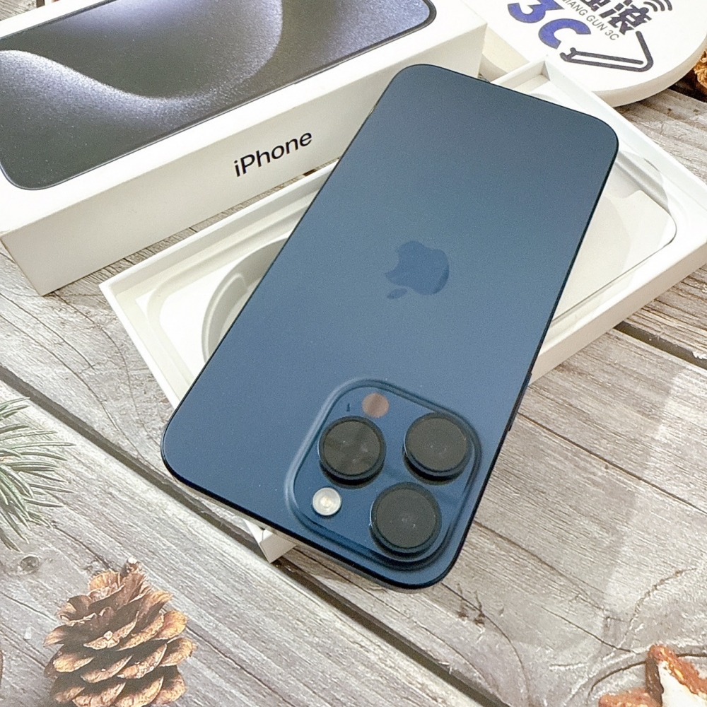 善化-二手 iPhone15Promax 256G 藍＃15665（獨家店保365天）