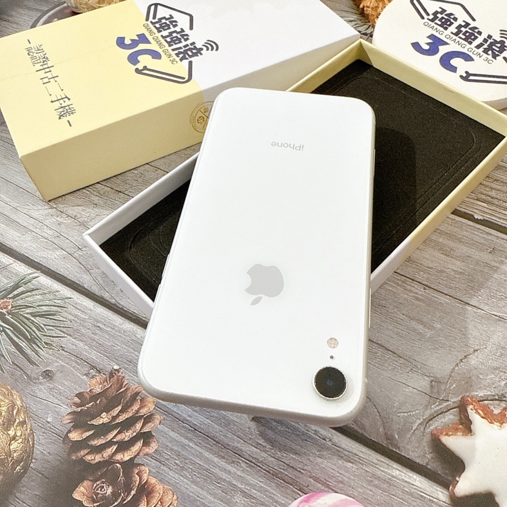 善化-iPhoneXR 128G 白#44372（店家保固30天）