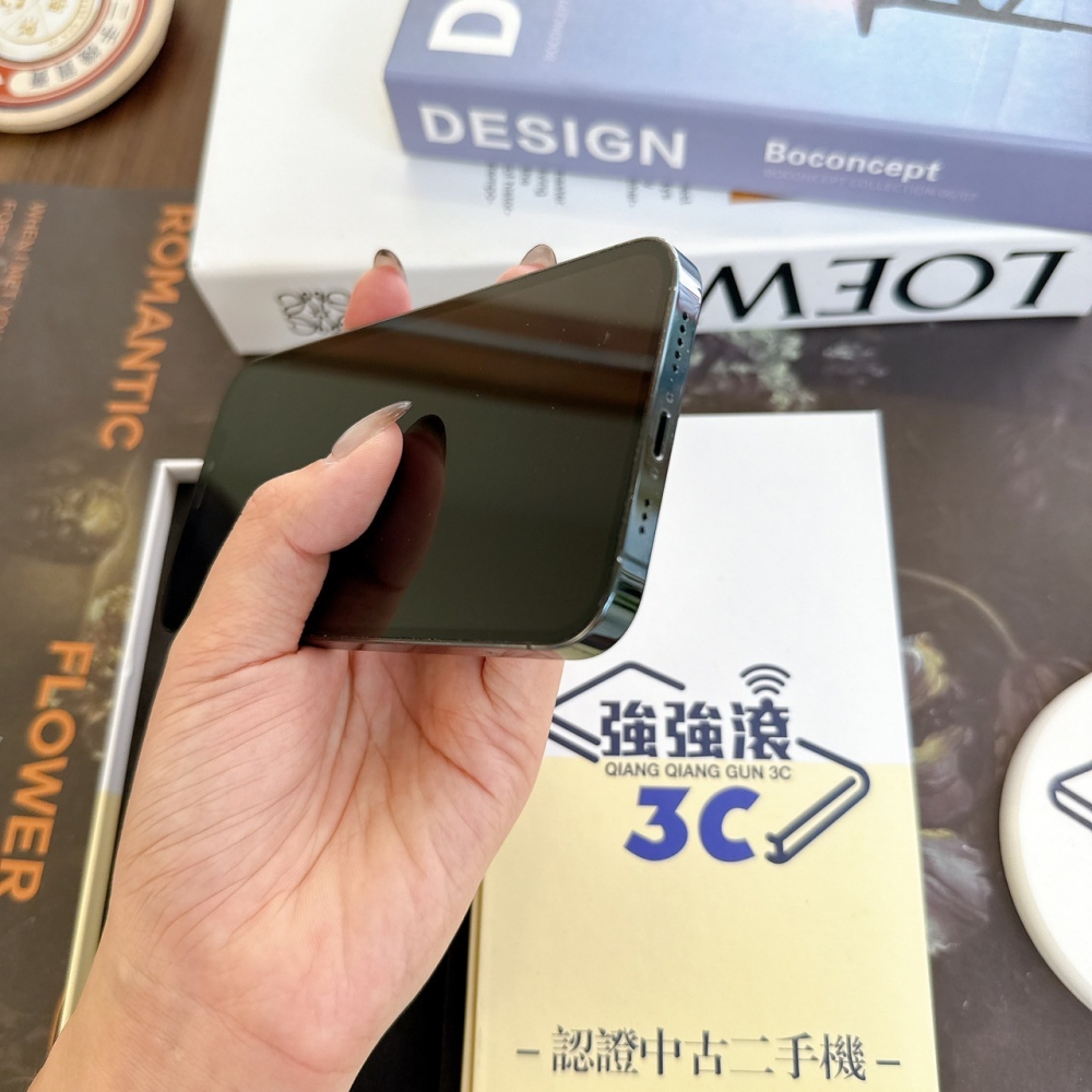 鹽行-二手 iPhone 12 Pro 128G 藍色 #54686(店保90天)