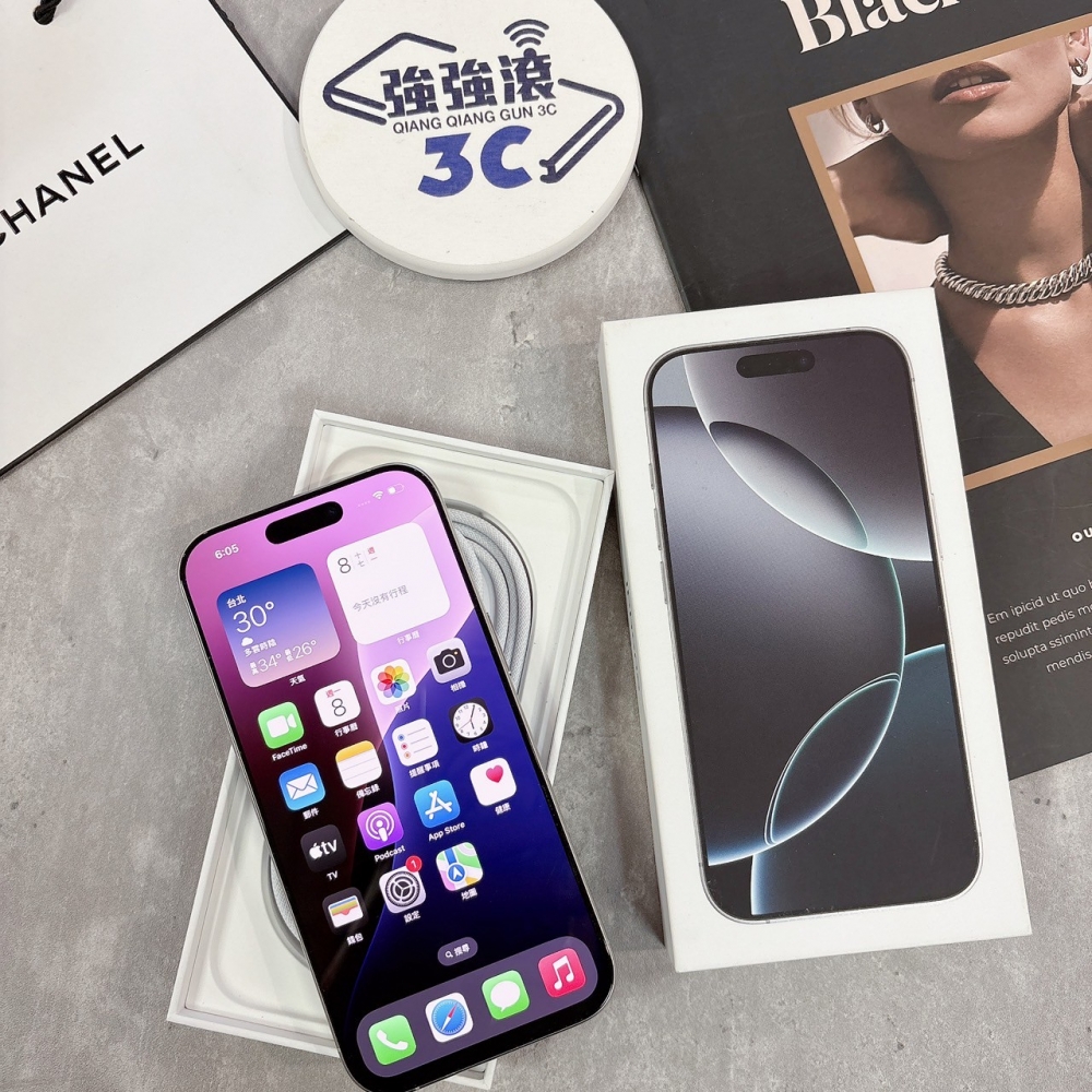 二手-iPhone16Pro 256G 白色＃95890（原廠保內）