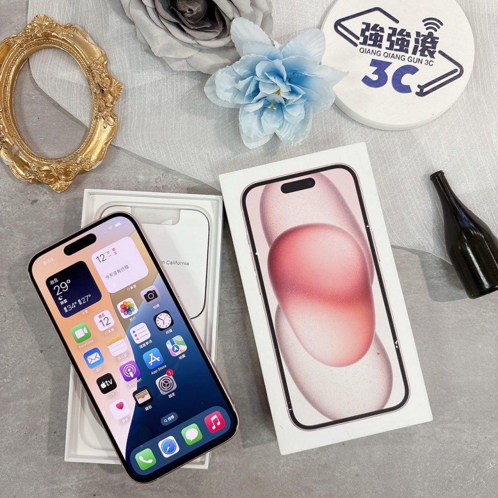 二手 iPhone15 128G 粉色 #73159（店家保固365天）