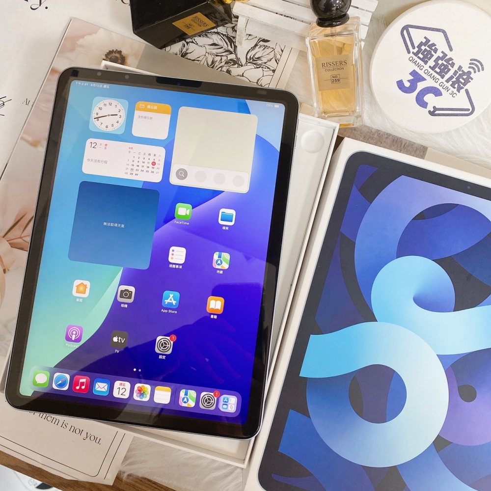 佳里-二手iPadAir 4 64G Wifi版 天藍色＃KQ16Q(店保30天)