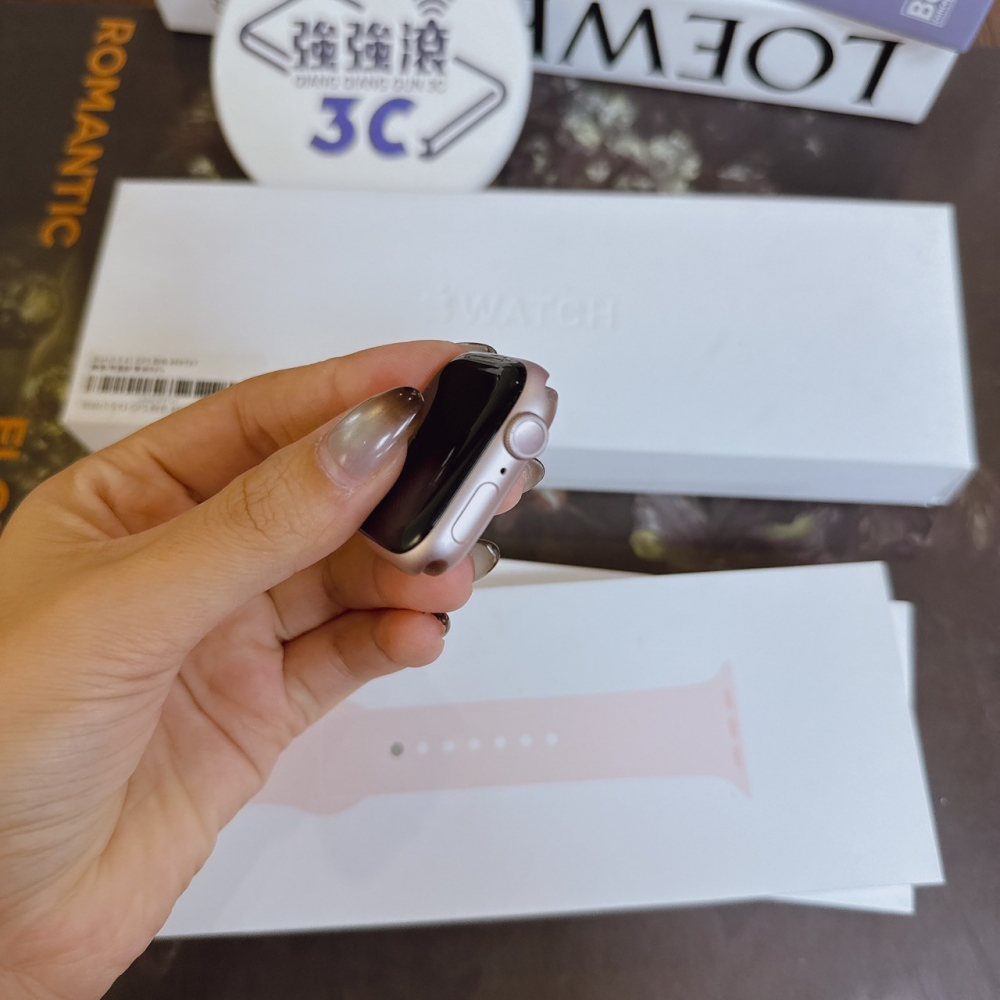 鹽行-二手APPLE Watch S9 41mm 粉色 #PF7X7（店保30天）