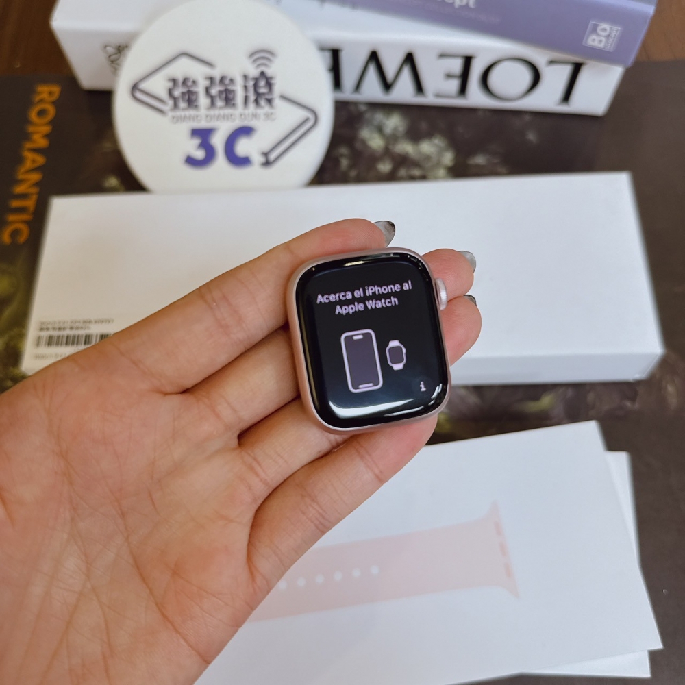 鹽行-二手APPLE Watch S9 41mm 粉色 #PF7X7（店保30天）