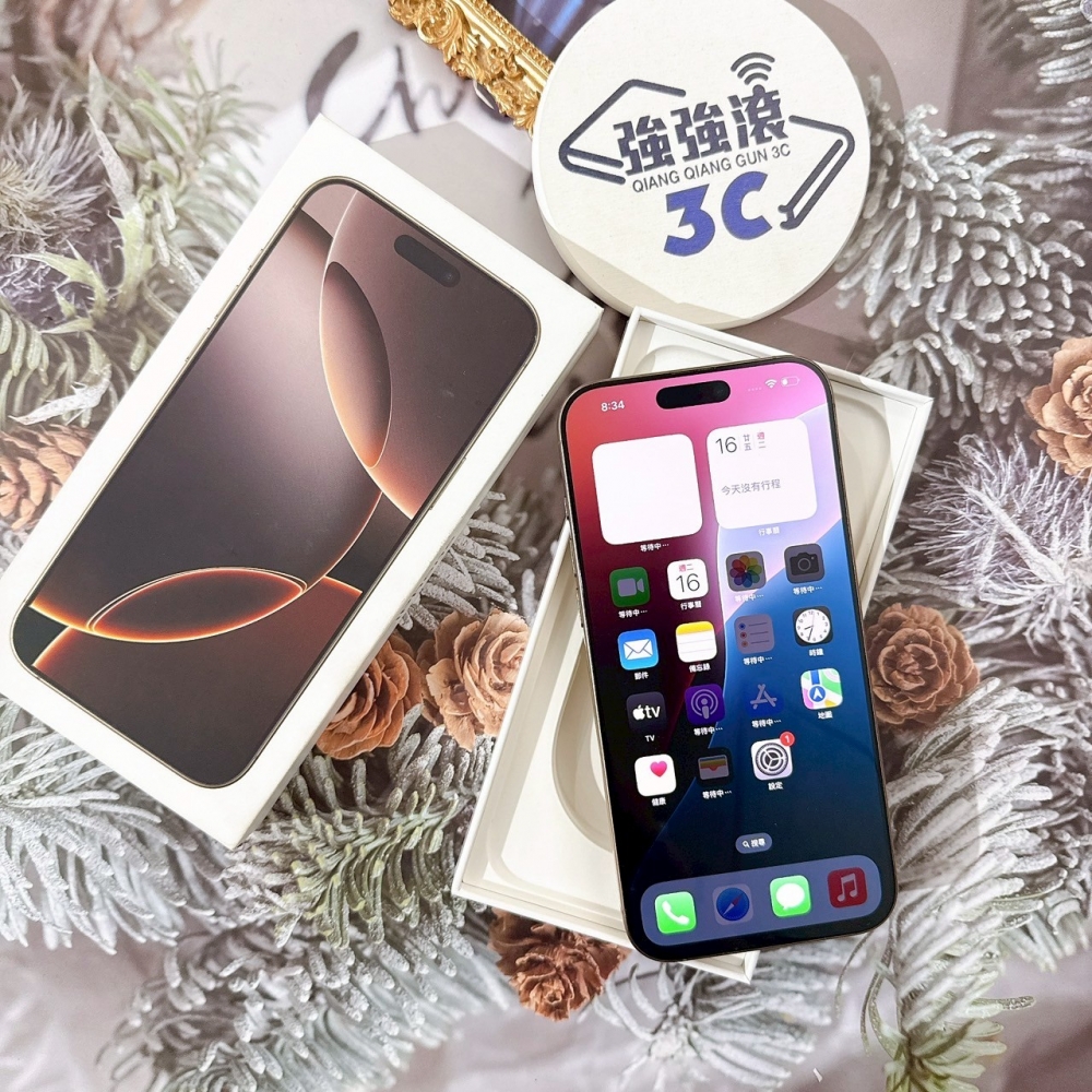 善化-二手iPhone16Pro Max 256G 金色 #78611（店保365天）
