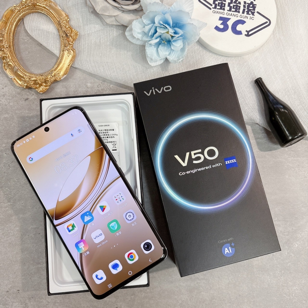 二手 vivo V50 12+256G 黑色*21619 (原廠保固內)