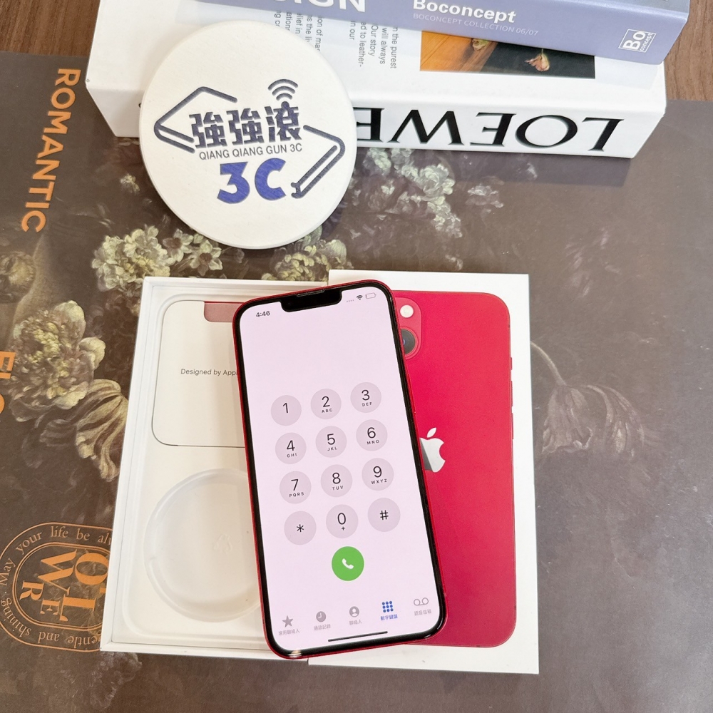 鹽行-二手iPhone 13 128G 紅色 #16248（店保365天）