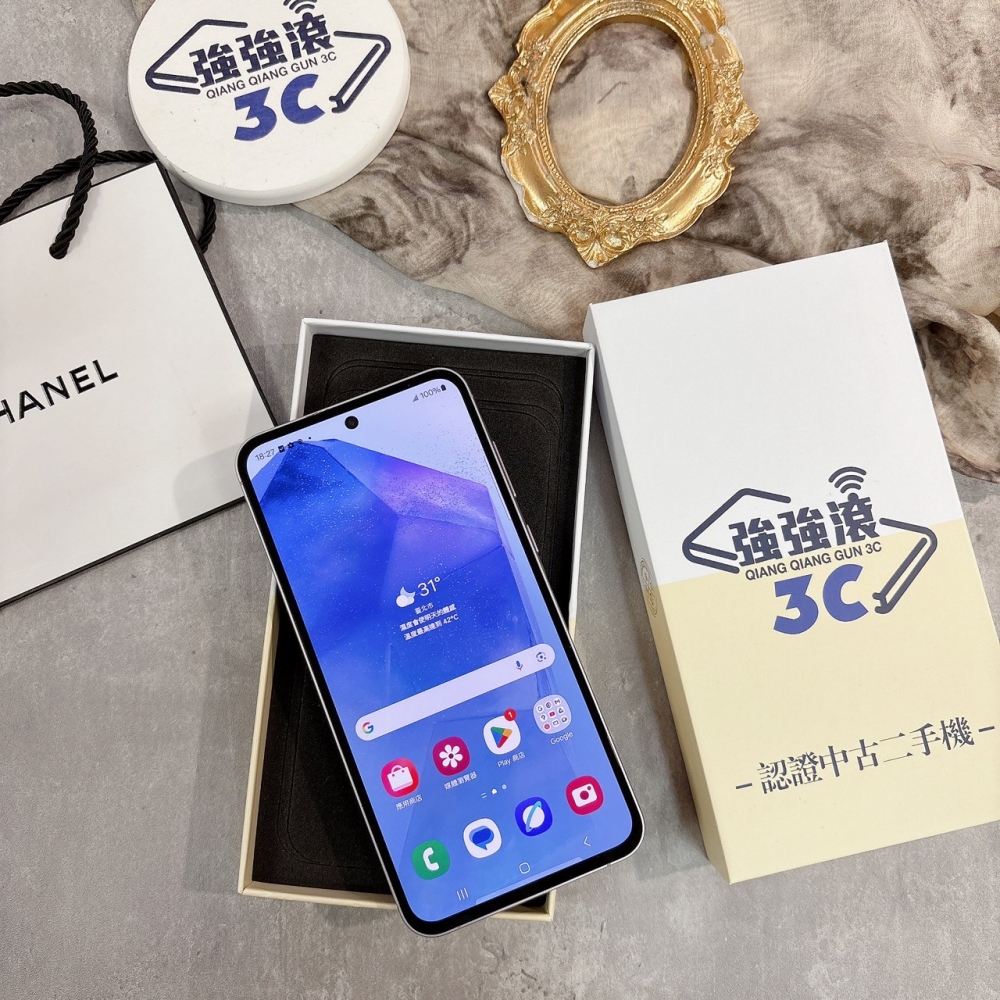 二手 三星 A55 8+256G 紫色 #76083（店家保固90天）