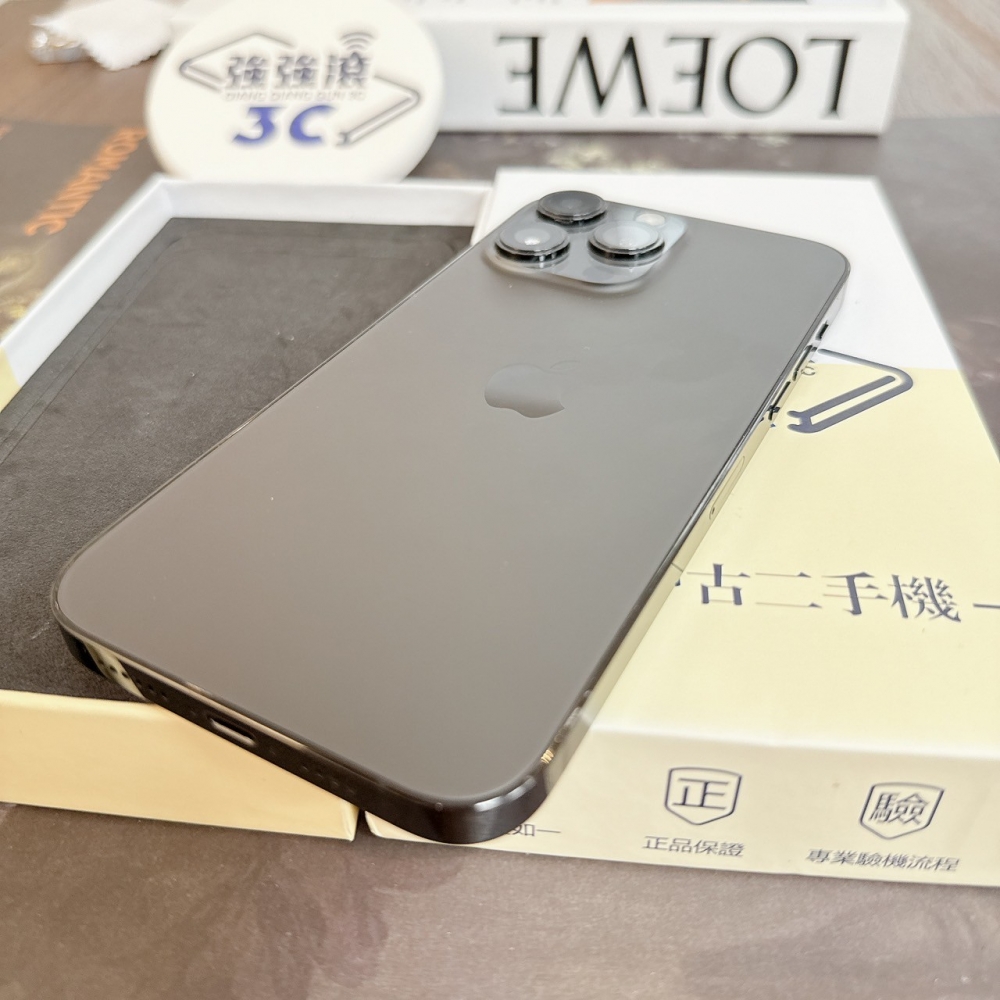 鹽行-二手 iPhone 14Pro Max 256G 黑色 #12646（店家保固365天）