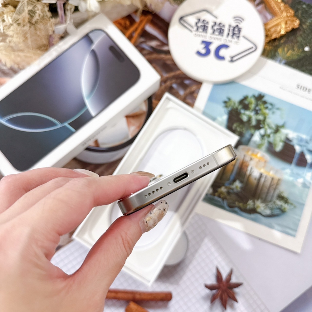 善化-二手iPhone16 Pro 128G 白色 #62321（店保365天）