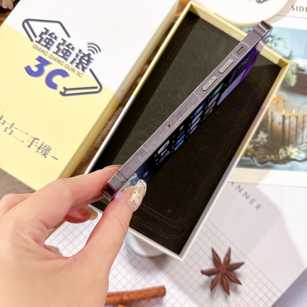  善化-二手iPhone14 Pro 256G 紫色 #95936（店保365天）