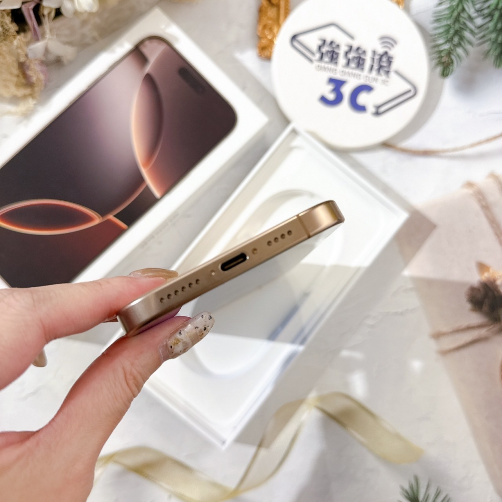 善化-二手iPhone16 Pro Max 256G 金色 #63467（店保365天）