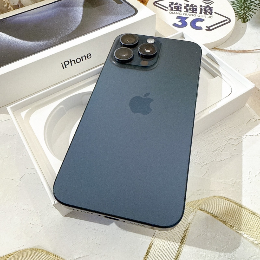  善化-二手iPhone15 Pro Max 512G 藍色 #18307（店保365天）