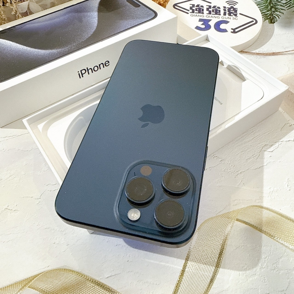  善化-二手iPhone15 Pro Max 512G 藍色 #18307（店保365天）