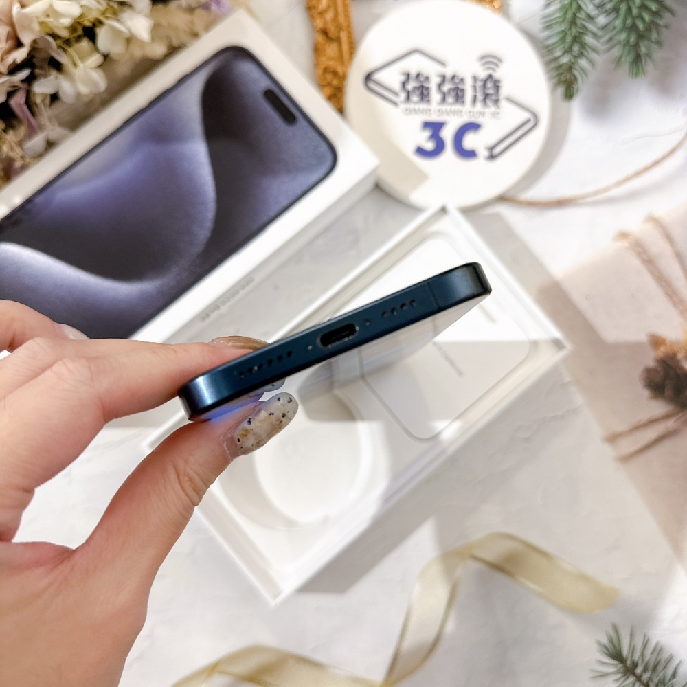  善化-二手iPhone15 Pro Max 512G 藍色 #18307（店保365天）