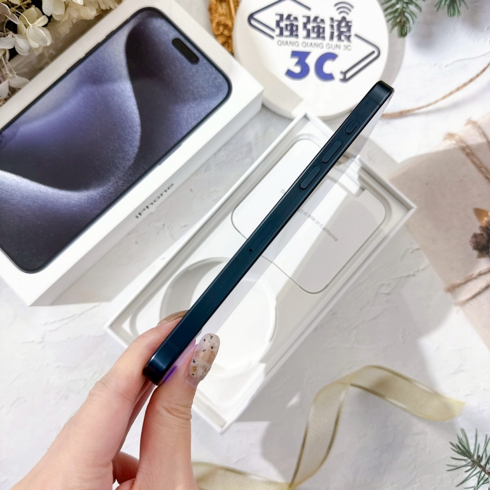  善化-二手iPhone15 Pro Max 512G 藍色 #18307（店保365天）
