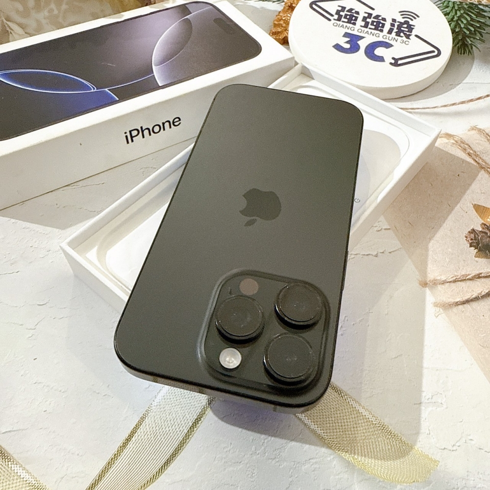 善化-二手iPhone16 Pro 256G 黑色 #56080（店保365天）