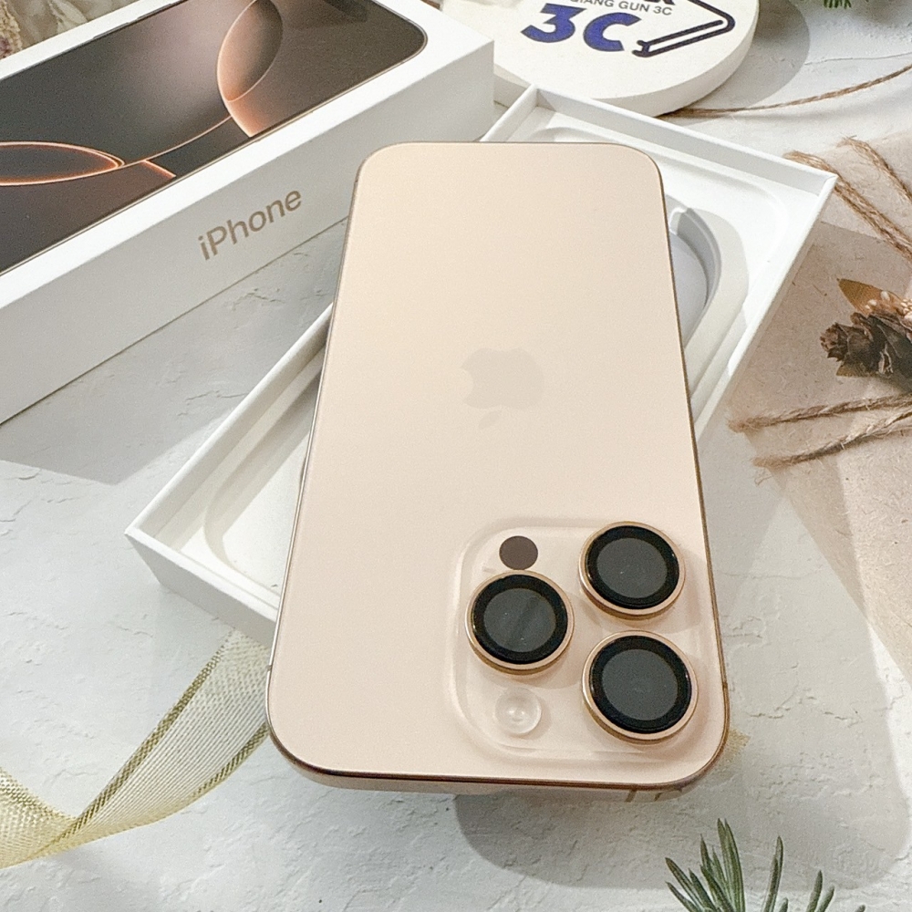  善化-二手iPhone16 Pro 512G 金色 #45356（店保365天）