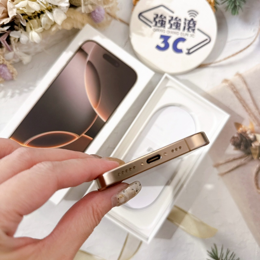  善化-二手iPhone16 Pro 512G 金色 #45356（店保365天）