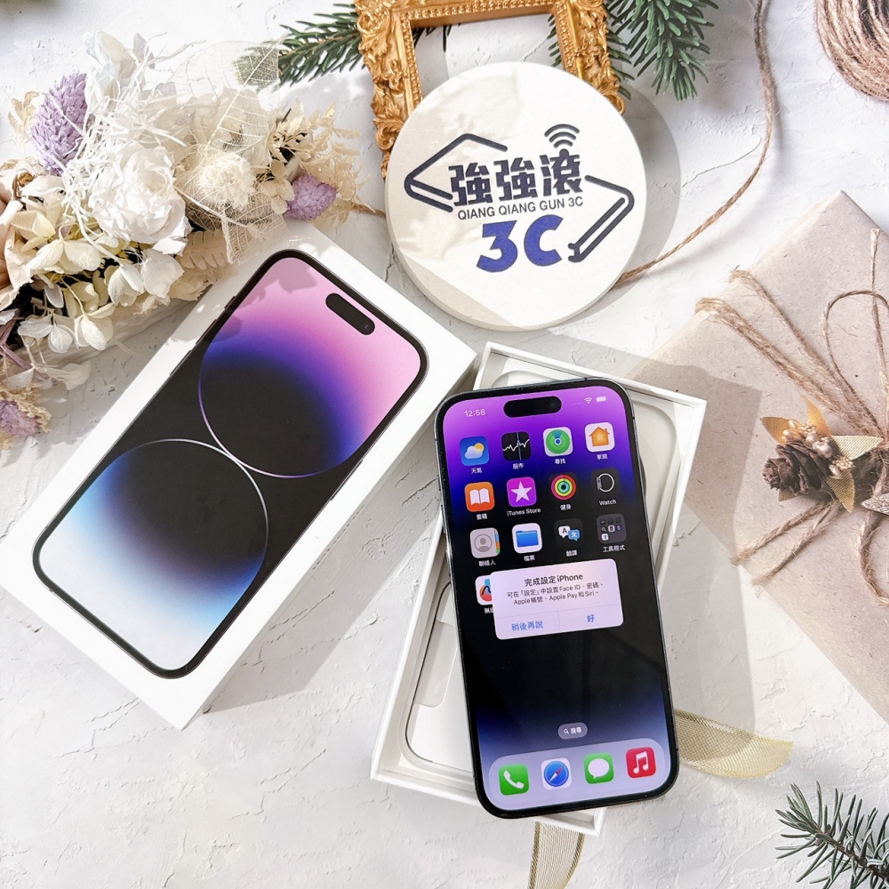 善化-二手iPhone14 Pro 256G 紫色 #10747（店保365天）