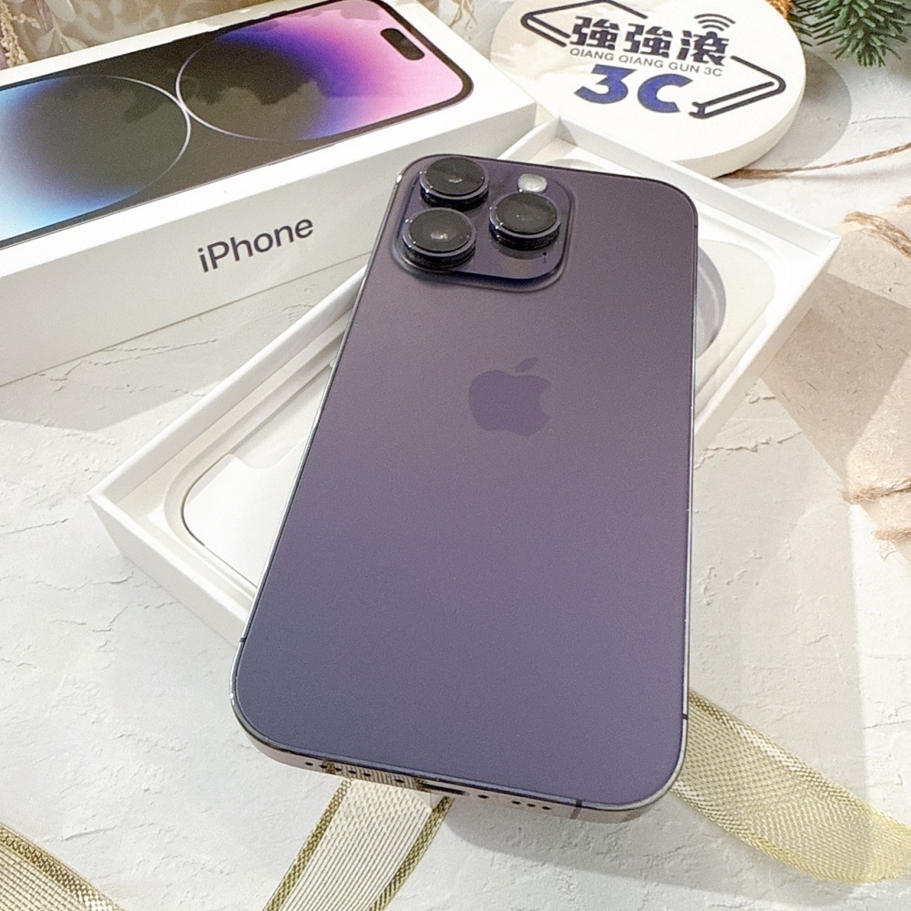 善化-二手iPhone14 Pro 256G 紫色 #10747（店保365天）