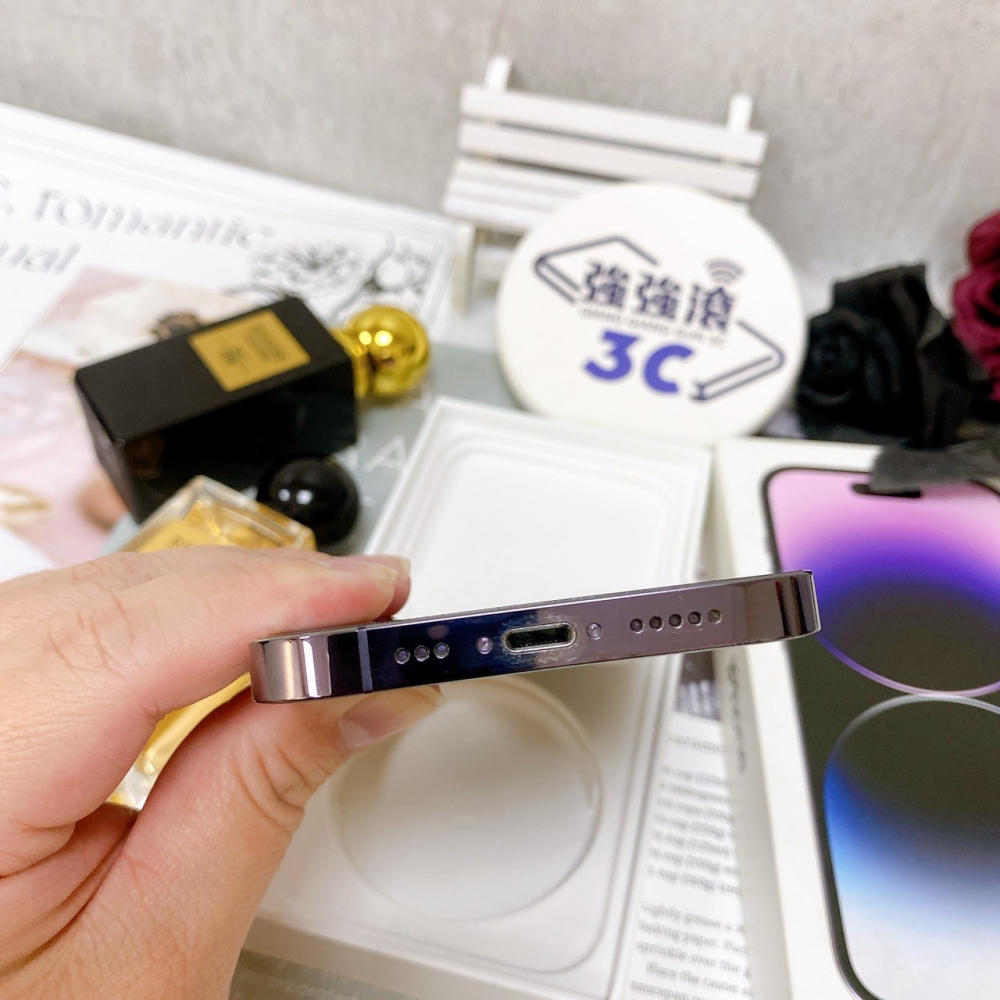  佳里-二手 iPhone14 PRO 128G 紫色 #60453（店家保固365天）