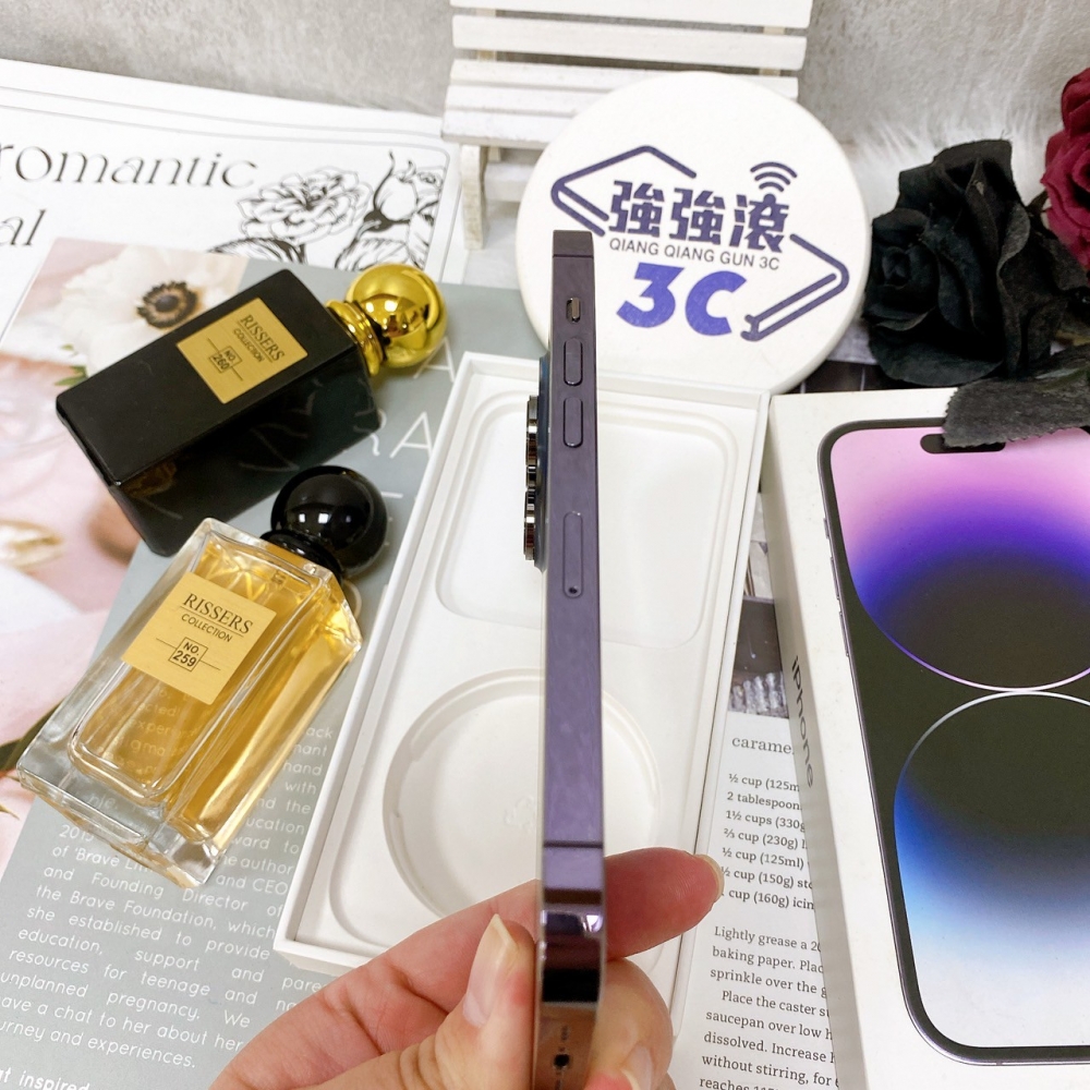  佳里-二手 iPhone14 PRO 128G 紫色 #60453（店家保固365天）